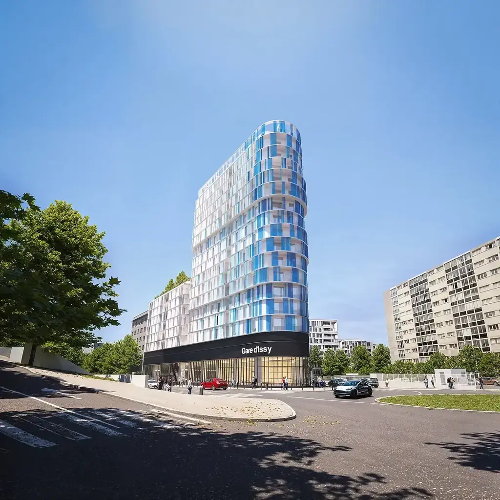 Vue de projet de la future gare Ligne 15 Issy RER